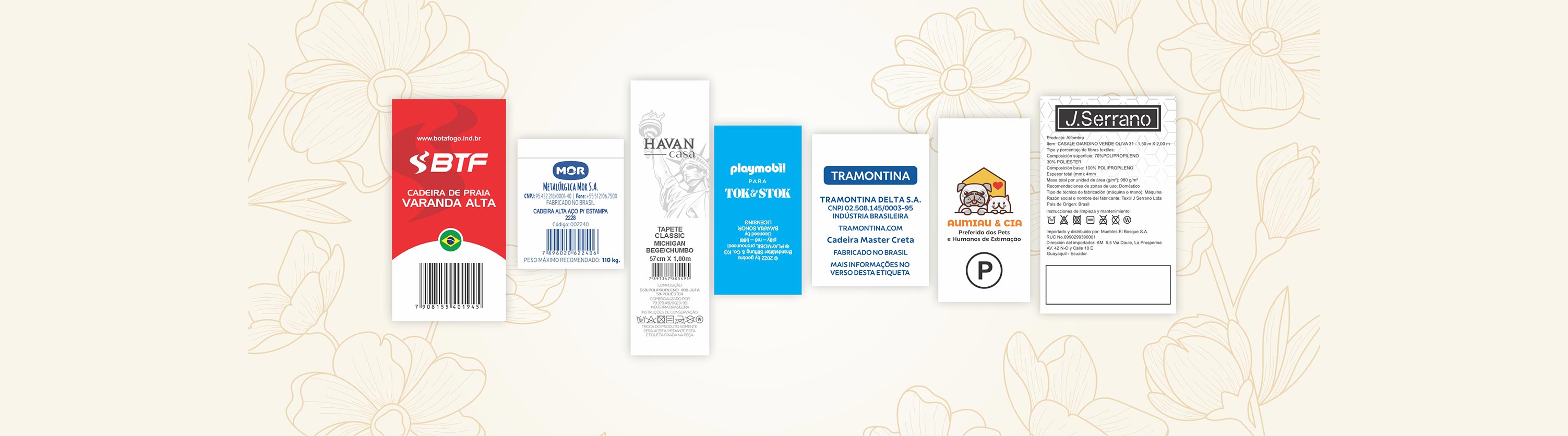 Etiquetas para Confecção