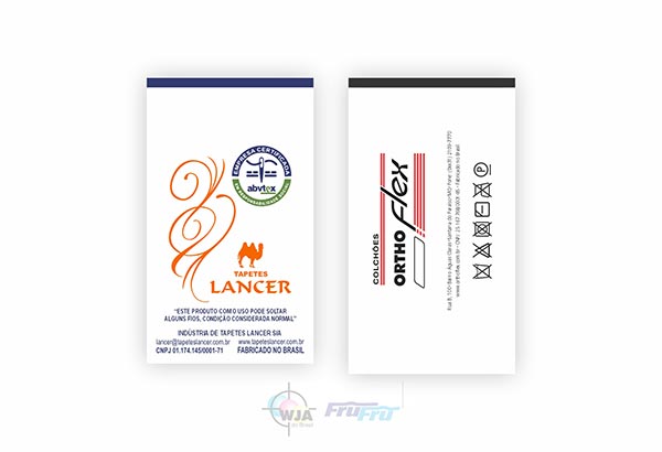 Etiquetas de Tyvek e SyntPaper