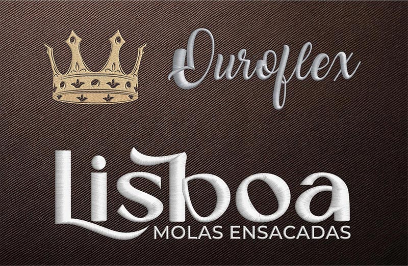 Etiqueta Colchão 3D Efeito Bordado