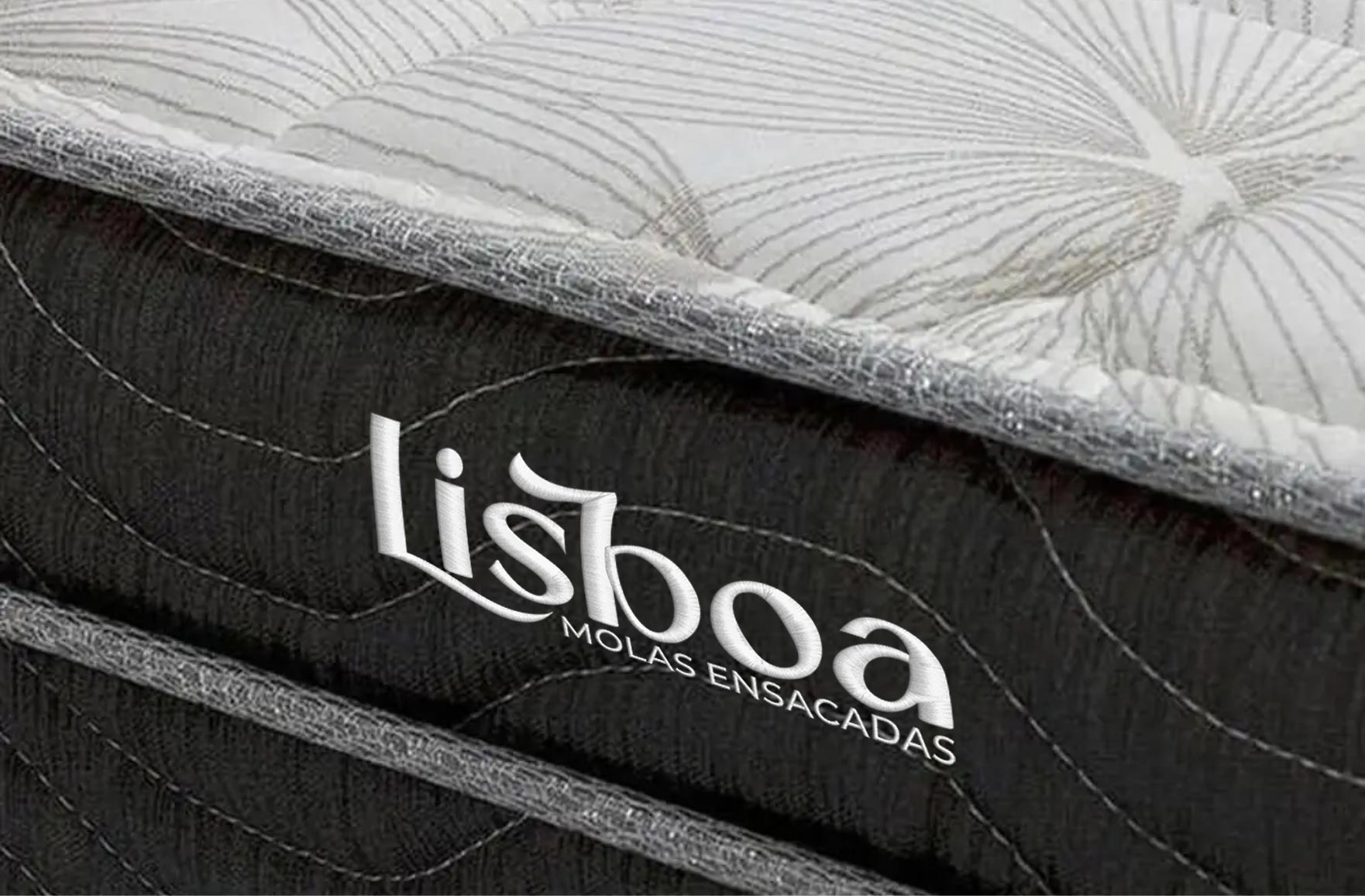 Etiqueta Colchão 3D Efeito Bordado